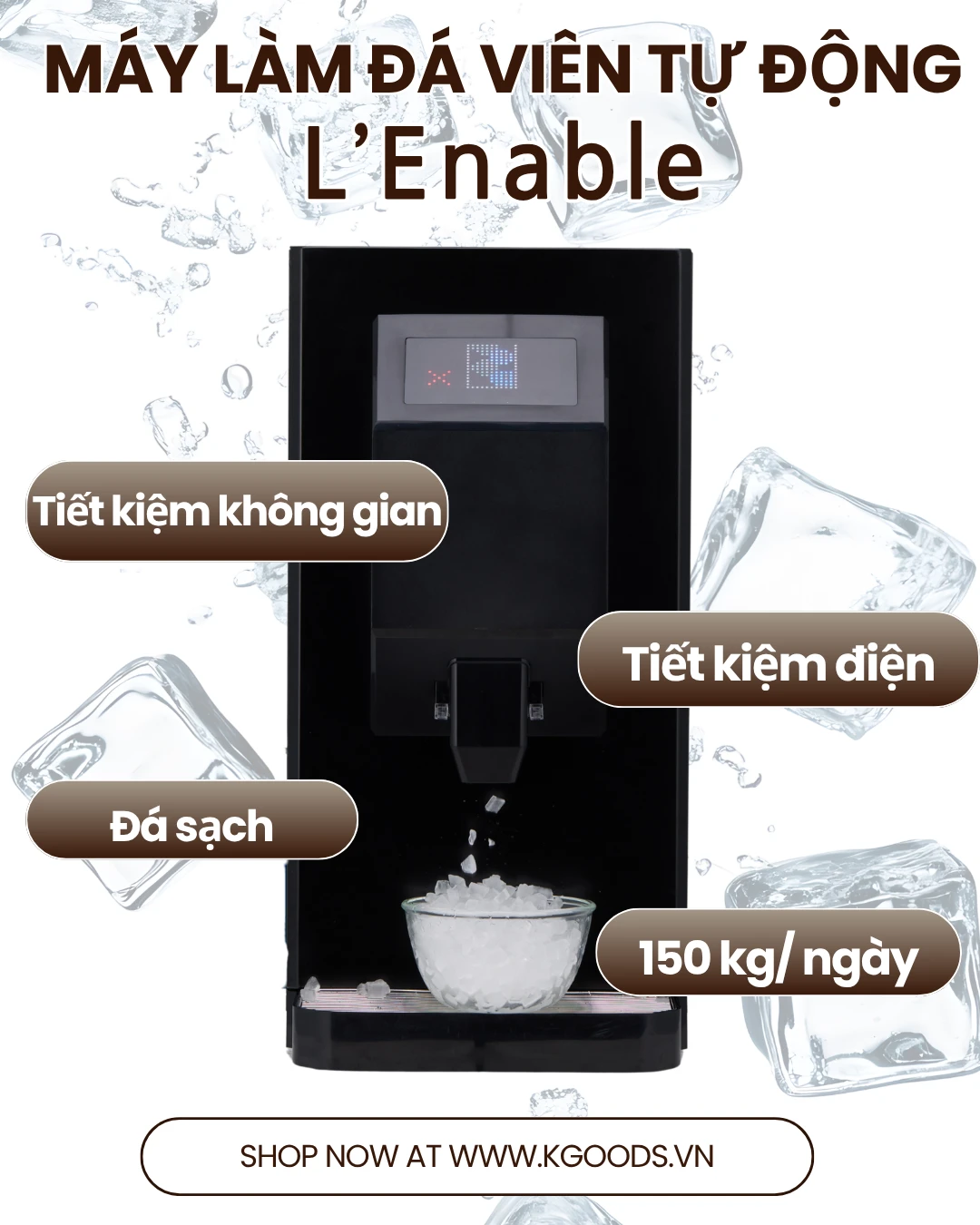 Máy Làm Đá Có Tốn Điện Không? Cách Chọn Máy Tiết Kiệm Điện Cho Quán Cafe, Nhà Hàng